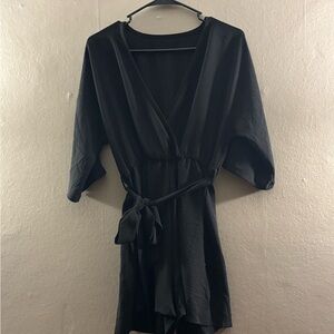 Elegant Black Women’s Romper